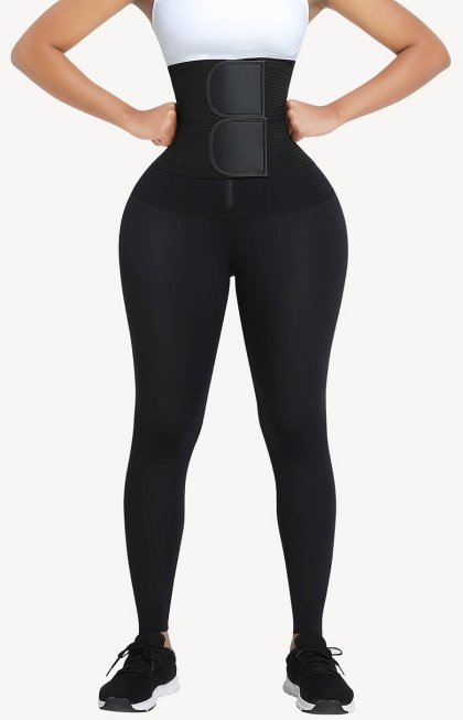 (image for) Shapellxofficial NeoSweat® Shaper Leggings With Removable Waist Belt
