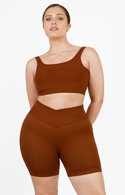 (image for) Shapellxofficial PowerConceal™ Seamless Crossover Shorts