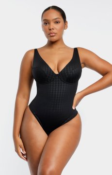 (image for) Shapellxofficial AirSlim® Classic Swallow Gird Thong Bodysuit