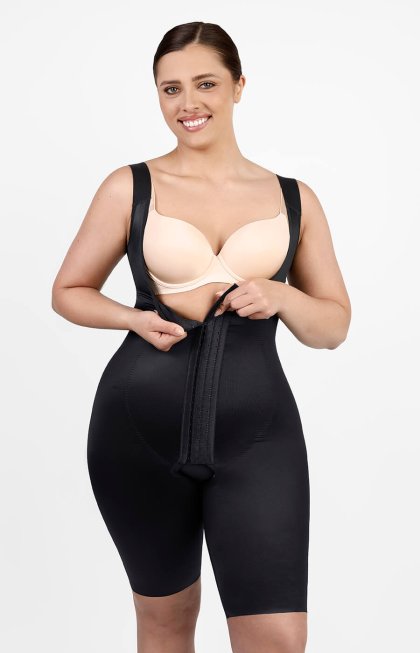 (image for) Shapellxofficial AirSlim® Post-Surgical Open Bust Bodysuit