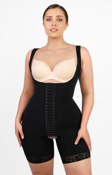 (image for) Shapellxofficial AirSlim® Mid-Thigh Open Bust Reshaper