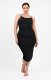 (image for) Shapellxofficial Draped Mesh Shaping Dress