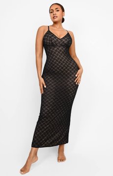 (image for) Shapellxofficial Lace Glamour Geometric Bodycon Dress