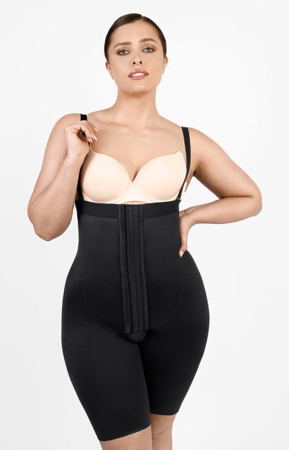 (image for) Shapellxofficial AirSlim® Post-Surgical Open Bust Shaper Shorts