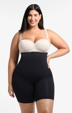 (image for) Shapellxofficial AirSlim® High Waisted Butt Lifter Shorts with 2 Steel Bones