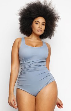 (image for) Smart Sculpt Ruched Front Swimsuit