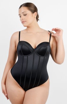(image for) Shapellxofficial AirSlim® Retro-style Cupped Bra-free Bodysuit