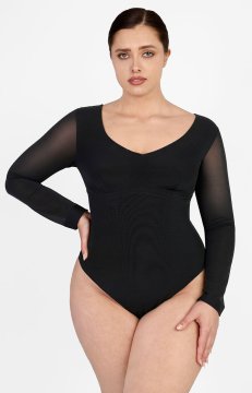 (image for) Shapellxofficial AirSlim® Eco Contour Long Sleeve Bodysuit