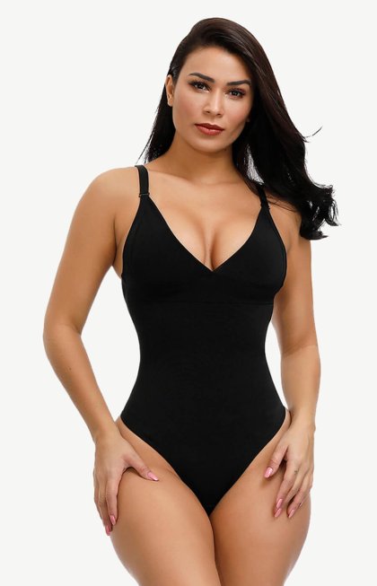 (image for) Shapellxofficial AirSlim® Shaping Low Back Thong Bodysuit