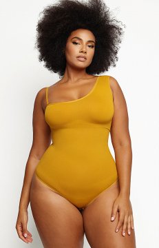 (image for) Shapellxofficial PowerConceal™ One Shoulder Thong Bodysuit