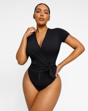 (image for) Shapellxofficial Built-In Shapewear 2-in-1 Cross Strap Top