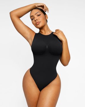 (image for) Shapellxofficial PowerConceal™ 2.0 High Neck Thong Bodysuit