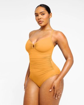 (image for) Shapellxofficial Smart Sculpt U-Ring Cut Out Shaping Swimsuit
