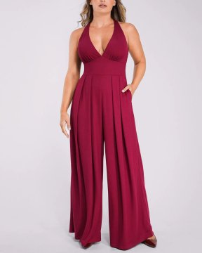 (image for) Shapellxofficial Deep V Built-In Shaping Jumpsuit