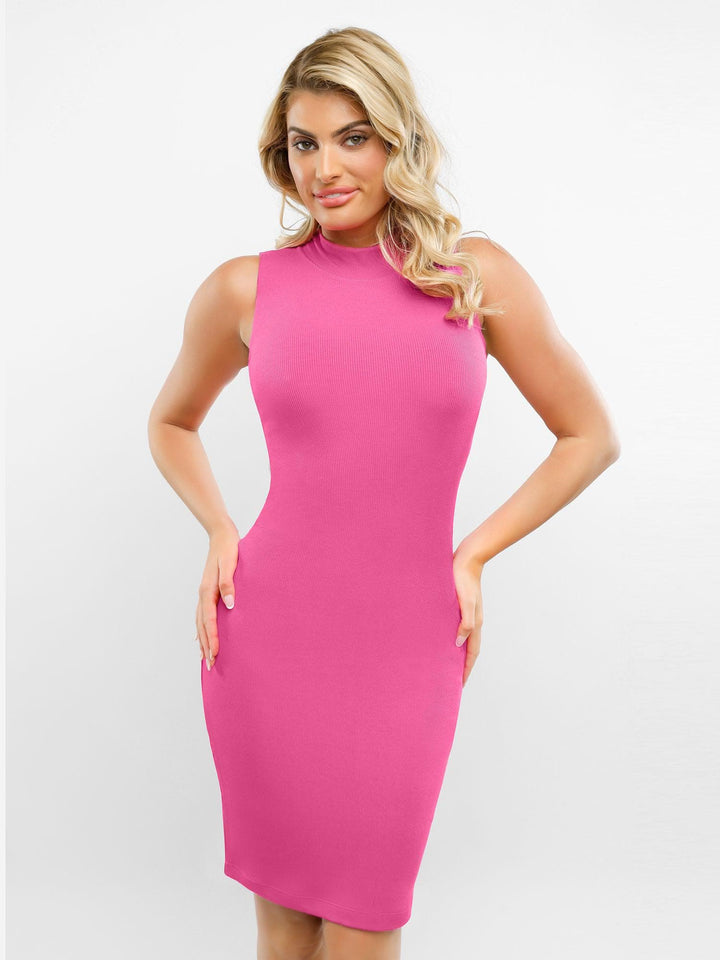 Popilush Built-In Shapewear Mock Neck Modal Midi Dress
Popilush Built-In Shapewear Mock Neck Modal Midi Dress