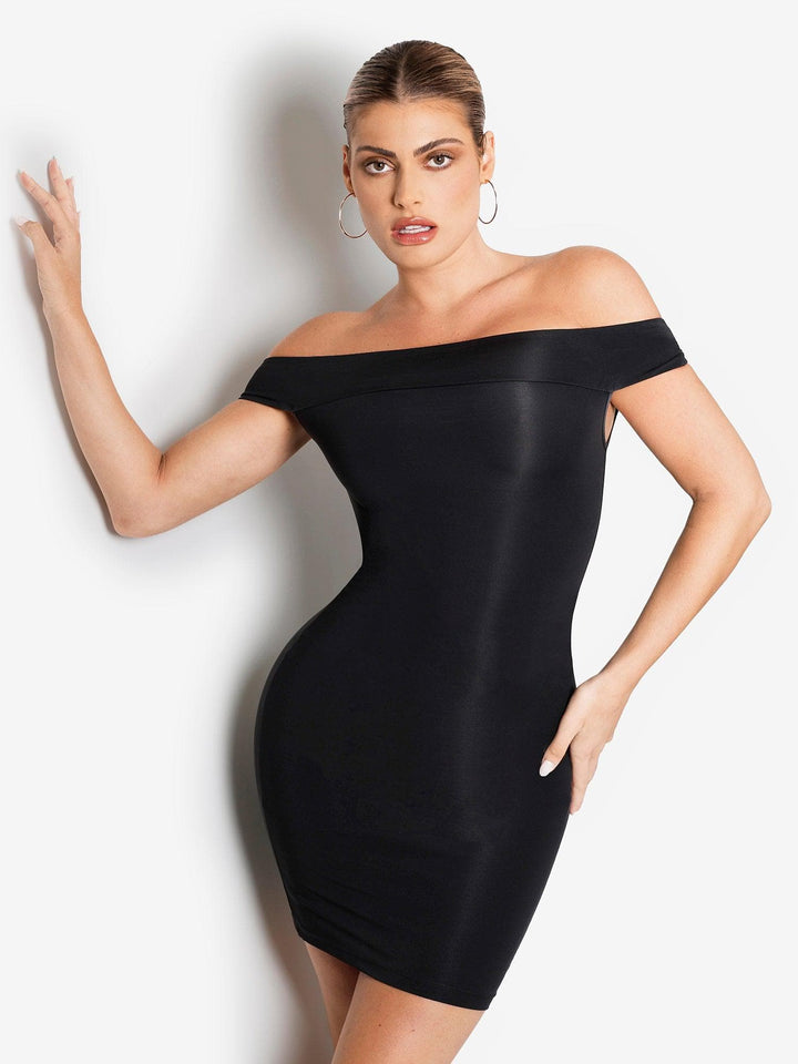 Popilush Built-In Shapewear Off Shoulder Mini Dress
Popilush Built-In Shapewear Off Shoulder Mini Dress