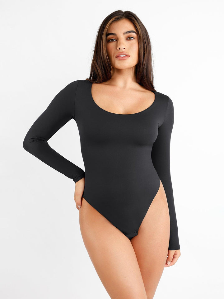 Popilush CloudSense Seamless Scoop-Neck Long-Sleeve Bodysuit
Popilush CloudSense Seamless Scoop-Neck Long-Sleeve Bodysuit