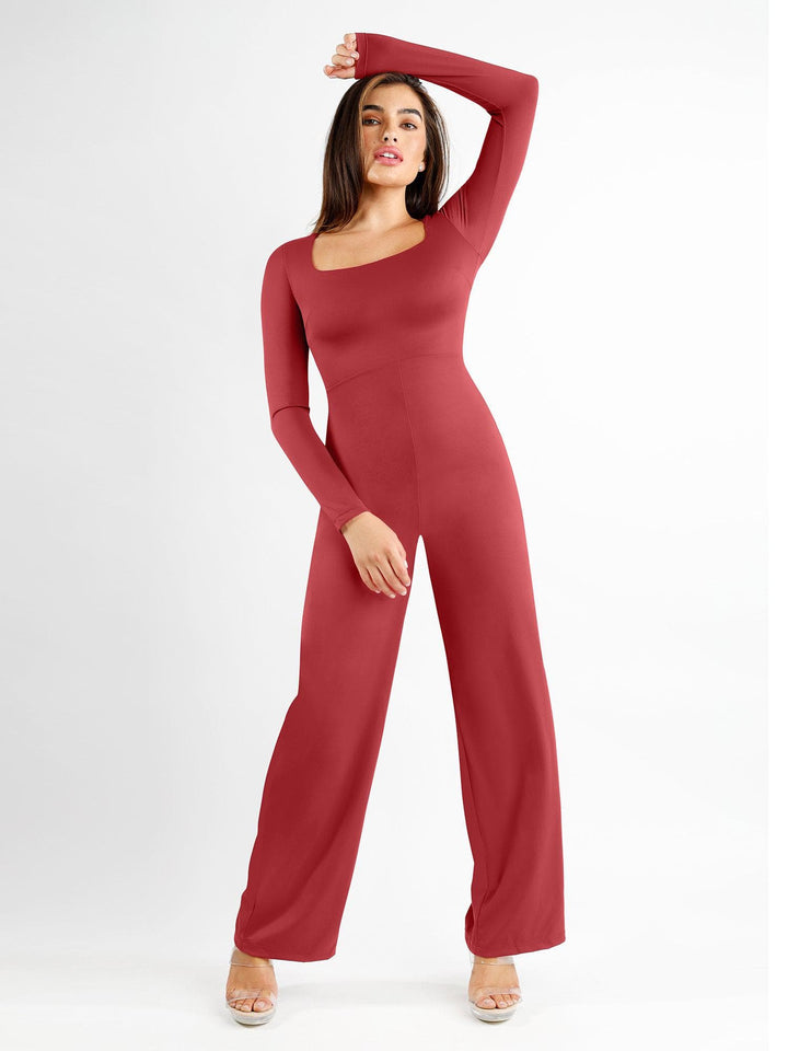 Popilush Square Neck Wide-Leg Long Sleeve Shapewear Jumpsuit
Popilush Square Neck Wide-Leg Long Sleeve Shapewear Jumpsuit