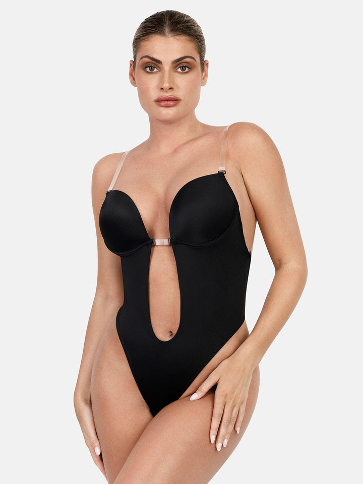 Strapless U Plunge Thong Bodysuit Backless Bra
Strapless U Plunge Thong Bodysuit Backless Bra