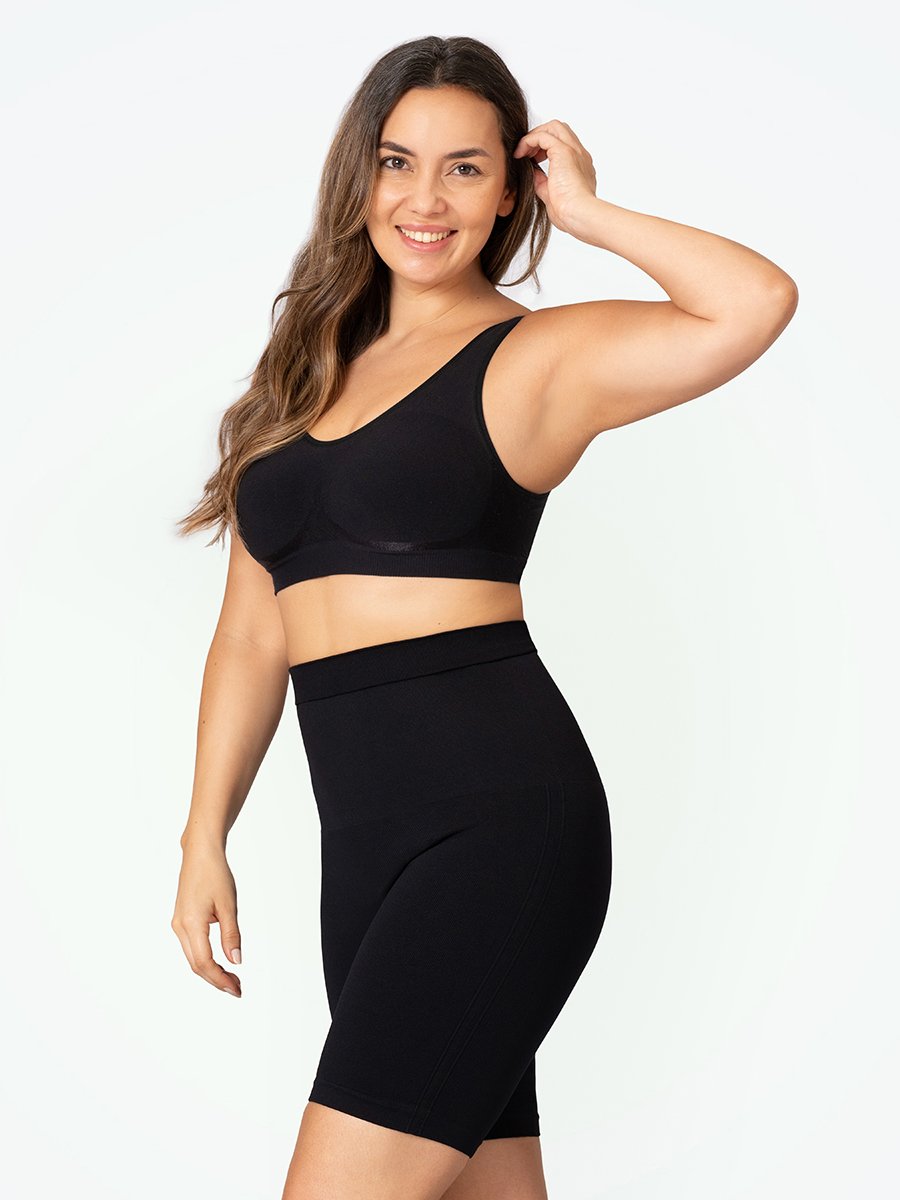 
Shapermint Essentials Fresh Control Mid-Waist Shaper Bike Shorts