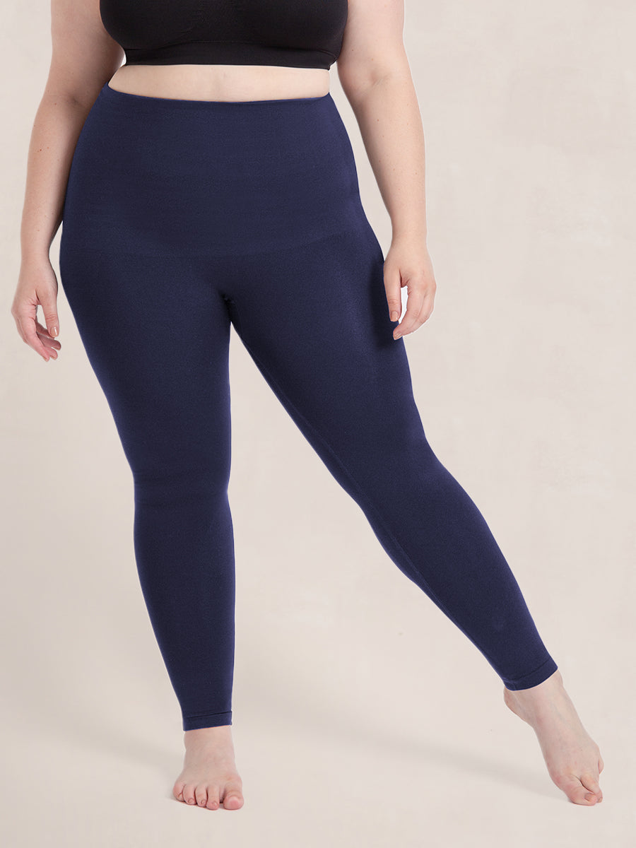 
Shapermint Essentials Seamless Comfort Mid-Waist Shaping Leggings