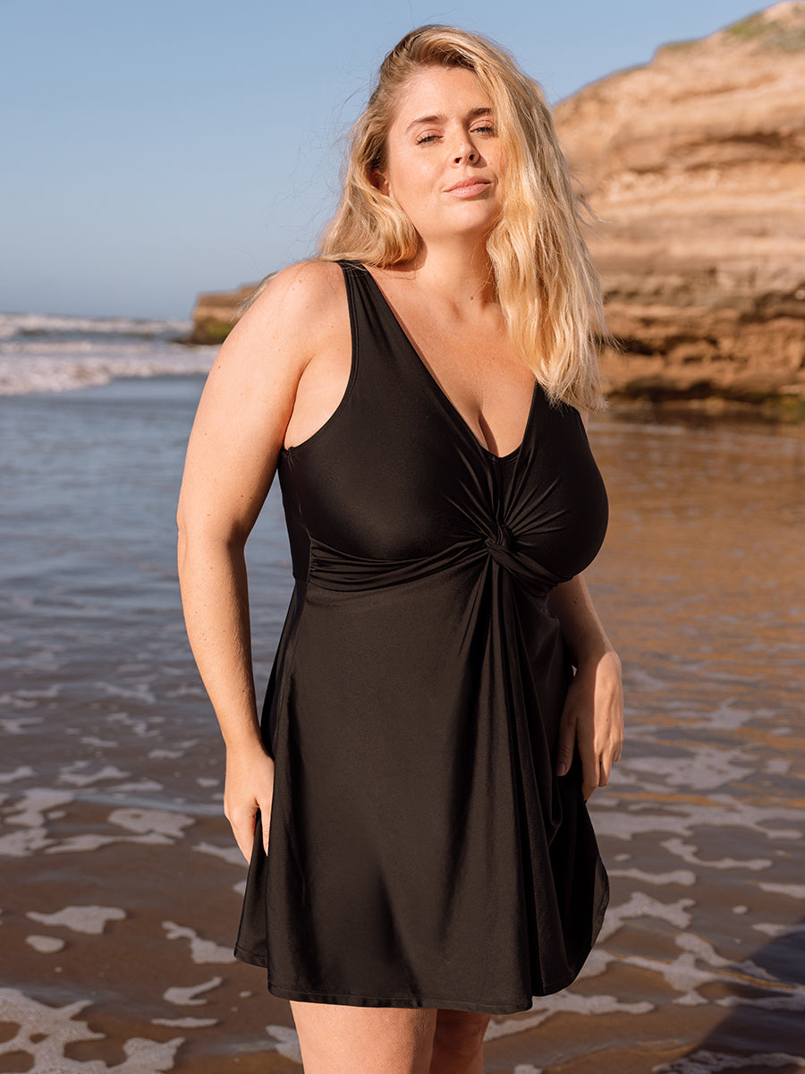 Shapermint Essentials Swim Knot-Front Swim Dress
Shapermint Essentials Swim Knot-Front Swim Dress